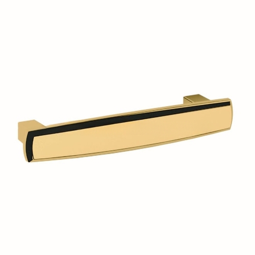 4" Severin A Pull Unlacquered Brass Finish