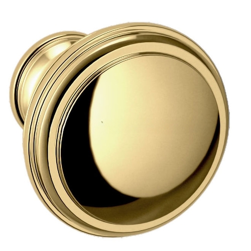 1-1/3" Round Severin C Knob Lifetime Brass Finish