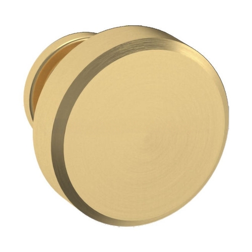 1-1/4" Bevel Knob Lifetime Satin Brass Finish