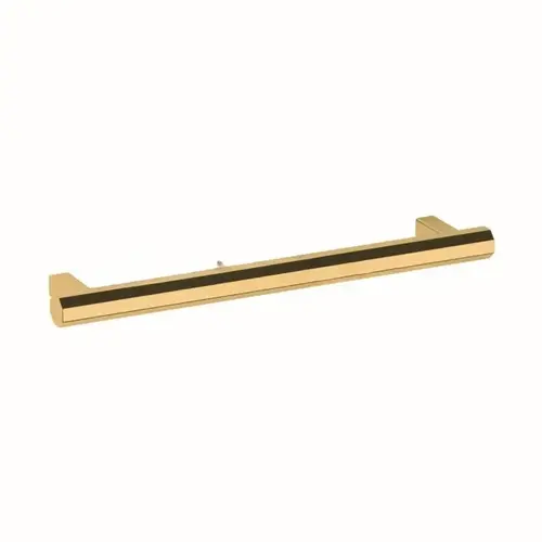 6" Center to Center Octagonal Pull Unlacquered Brass Finish