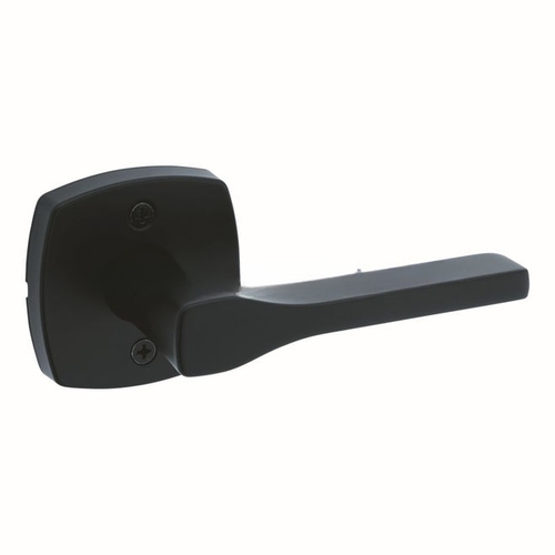 Tripoli Lever with Midtown Rose Half Dummy Matte Black Finish