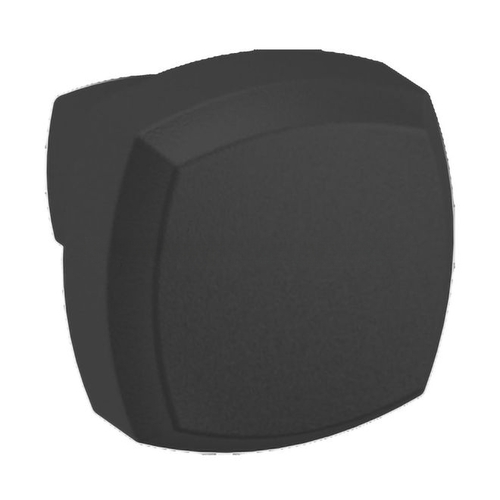 1" Square Severin A Knob Satin Black Finish