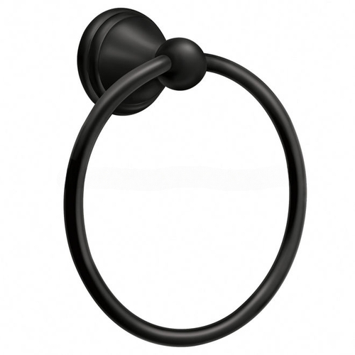 Preston Towel Ring Matte Black Finish