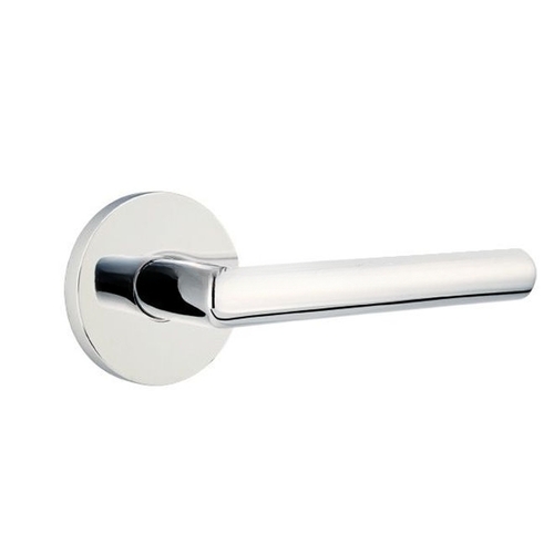 Stuttgart Lever Dummy Pair with Disk Rose for 1-1/4" to 2" Door Polished Chrome Finish