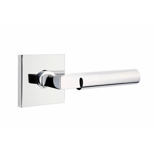 Hercules Lever Entrance Dummy with Square Rose for 1-3/8" to 2-1/16" Door Polished Chrome Finish