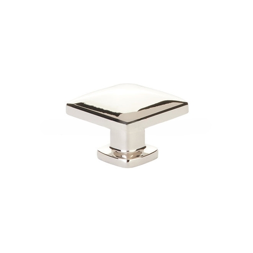 Lawson 1-1/4" Square Cabinet Knob Polished Nickel Lifetime Finish