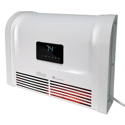 Mr. Heater F236330 Electric Wall Heater, 12.5 A, 120 V, 1500 W, 5118 Btu/hr BTU, 127.5 sq-ft Heating Area, Black/Gray