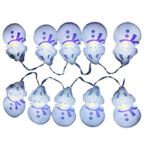 Santas Forest 57806 Snowman String Lights