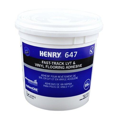 HENRY 32080 647 PlumPro Floor Adhesive, Paste, Mild, Purple, 1 gal Pail