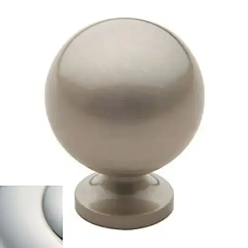 1" Ball Knob Bright Nickel Finish