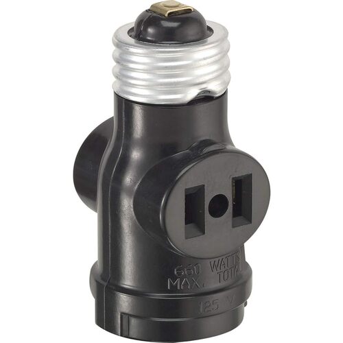 Socket Adapter Plastic Medium Base