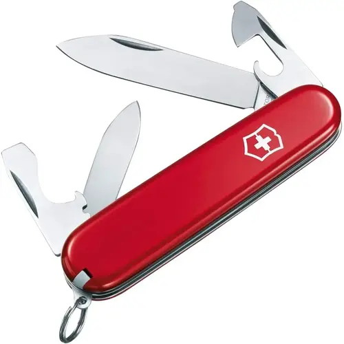 Multi-Function Knife Recruit Red 420 HC Stainless Steel 3.3"