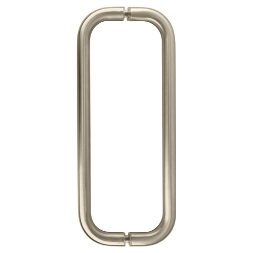 12 Inches Center To Center Standard Tubular Shower Towel Bar Back to Back Mount Without Washers Brushed Nickel