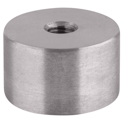 316 Brushed Stainless 2" Diameter by 3/4" Long Standoff Base