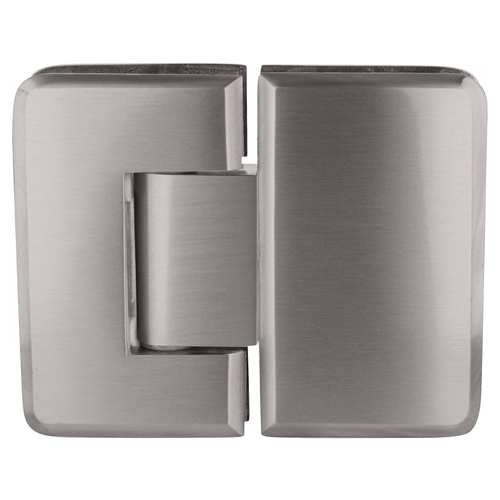 316 Brushed Stainless Steel Ultimate 180 Series 180 Degree Glass-to-Glass Hinge