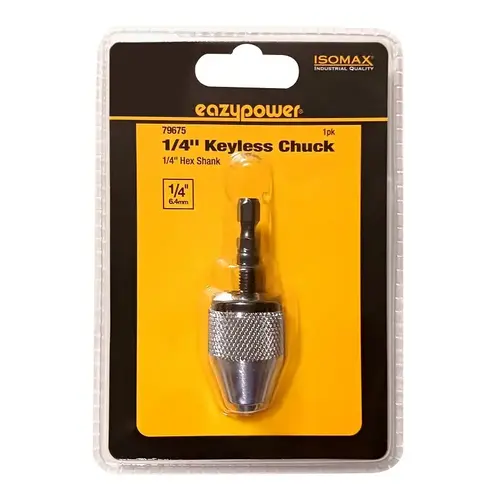 1/4 In. Hex-Shank Keyless Chuck