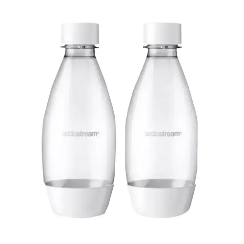 BOTTLE CARBONATOR BLACK 0.5L - Pair White