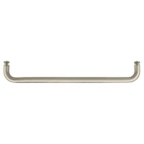 CRL BMNW18BN Brushed Nickel 18" BM Series Single-Sided Towel Bar Without Metal Washers