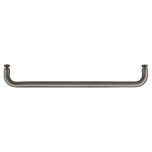 Brushed Satin Chrome 18" BM Series Single-Sided Towel Bar Without Metal Washers