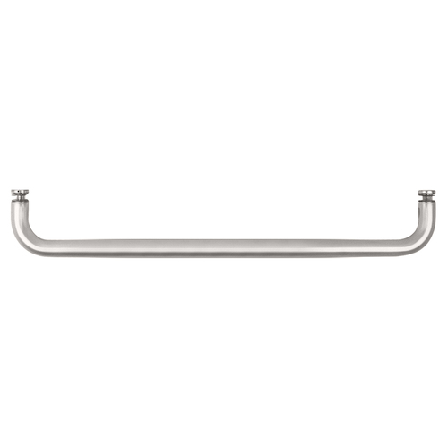 Satin Chrome 18" BM Series Single-Sided Towel Bar Without Metal Washers