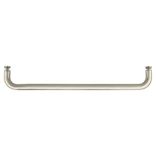 CRL BMNW20BN Brushed Nickel 20" BM Series Single-Sided Towel Bar Without Metal Washers