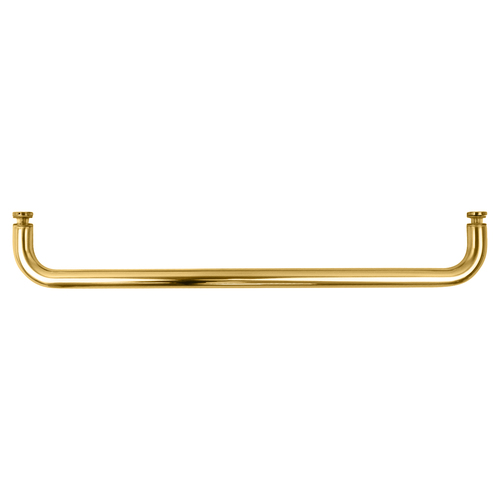 Polished Brass 20" BM Series Single-Sided Towel Bar Without Metal Washers