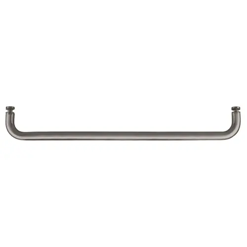 Brushed Satin Chrome 22" BM Series Single-Sided Towel Bar Without Metal Washers