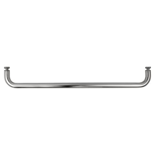 CRL BMNW22CH Polished Chrome 22" BM Series Single-Sided Towel Bar Without Metal Washers