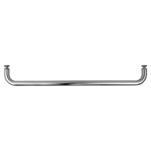 Polished Chrome 22" BM Series Single-Sided Towel Bar Without Metal Washers