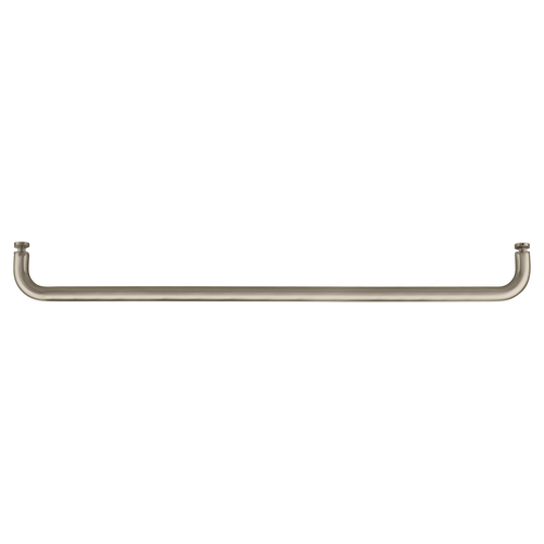 Brushed Nickel 24" BM Series Single-Sided Towel Bar Without Metal Washers