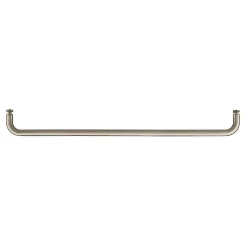 Brushed Nickel 24" BM Series Single-Sided Towel Bar Without Metal Washers