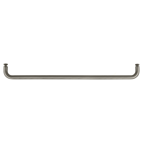 Brushed Satin Chrome 24" BM Series Single-Sided Towel Bar Without Metal Washers