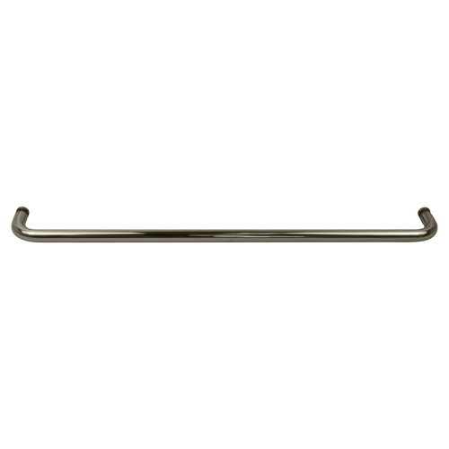 CRL BMNW24PN Polished Nickel 24" BM Series Single-Sided Towel Bar Without Metal Washers