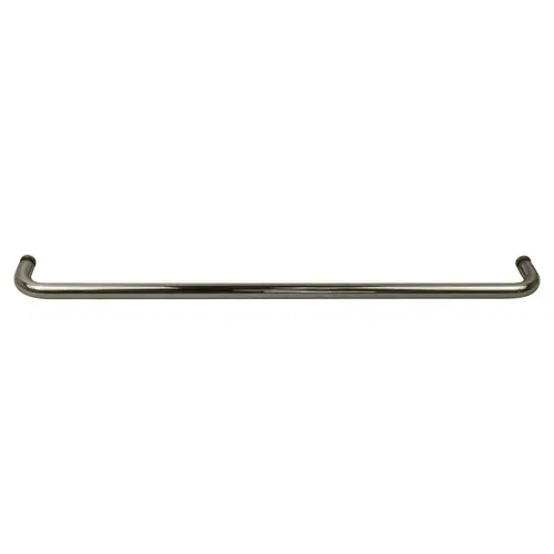 CRL BMNW24PN Polished Nickel 24" BM Series Single-Sided Towel Bar Without Metal Washers