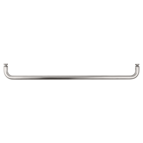 Satin Chrome 24" BM Series Single-Sided Towel Bar Without Metal Washers