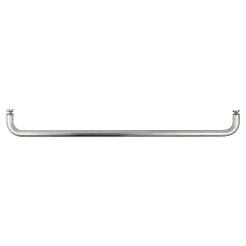 Satin Chrome 24" BM Series Single-Sided Towel Bar Without Metal Washers