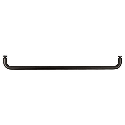 CRL BMNW240RB Oil Rubbed Bronze 24" BM Series Single-Sided Towel Bar Without Metal Washers