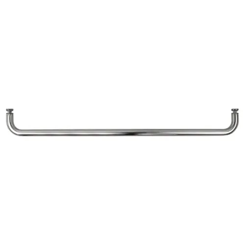 Polished Chrome 26" BM Series Single-Sided Towel Bar Without Metal Washers