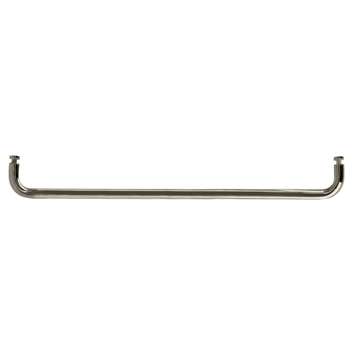 Polished Nickel 27" BM Series Single-Sided Towel Bar Without Metal Washers