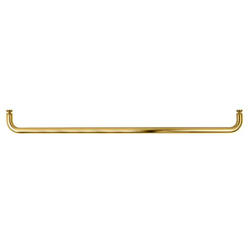 Polished Brass 28" BM Series Single-Sided Towel Bar Without Metal Washers