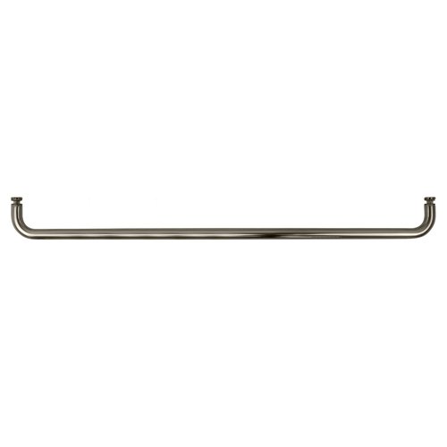 Polished Nickel 28" BM Series Single-Sided Towel Bar Without Metal Washers