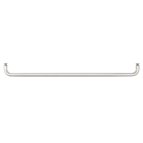 Satin Chrome 28" BM Series Single-Sided Towel Bar Without Metal Washers