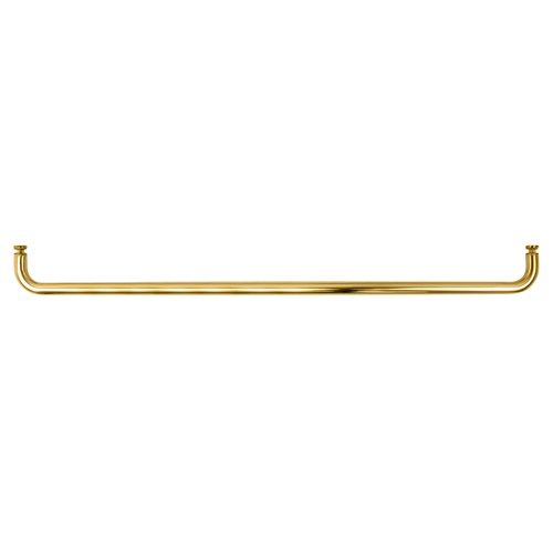 Polished Brass 30" BM Series Single-Sided Towel Bar Without Metal Washers