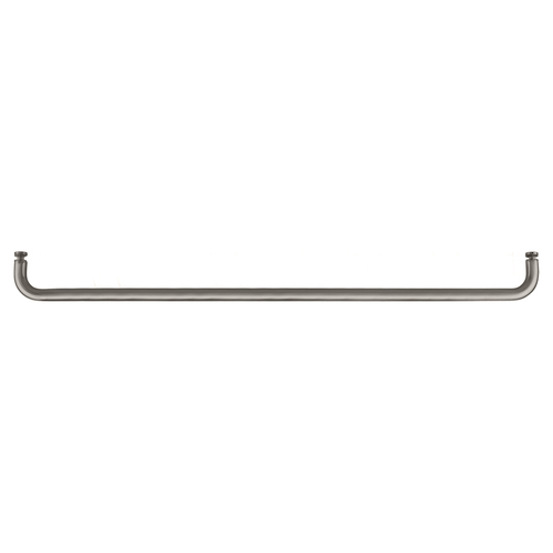 Brushed Satin Chrome 30" BM Series Single-Sided Towel Bar Without Metal Washers