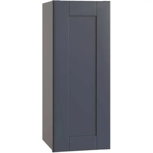 Richmond Shaker Rta Wall Cabinet, Single, Valencia Blue, 9"x36"x12"