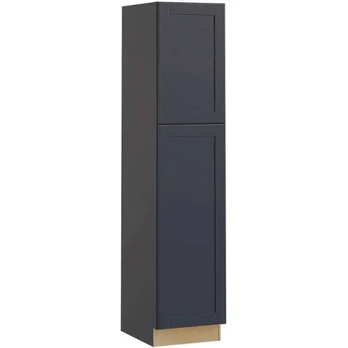 Richmond Shaker Rta Pantry Cabinet, Valencia Blue, 18"x90"x24"