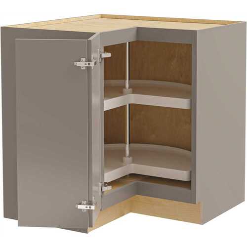 MILL'S PRIDE EZR3621SS-RVG Richmond Shaker Rta Corner Cabinet, Vesuvius Gray, 24"x34.5"x21"