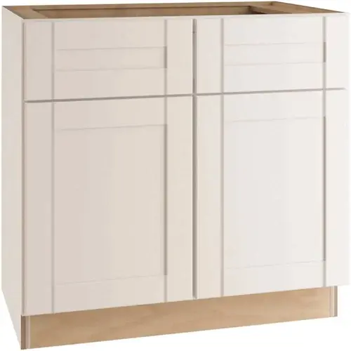 Richmond Shaker Rta Kitchen Cabinet, Verona White, 36"x34.5"x24"