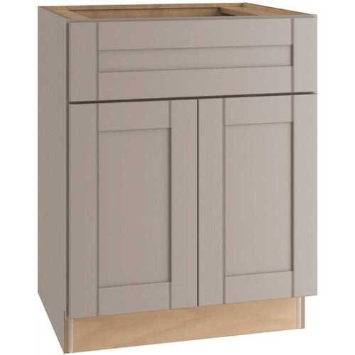 MILL'S PRIDE B30-RVG Richmond Shaker Rta Kitchen Cabinet, Vesuvius Gray, 30"x34.5"x24"