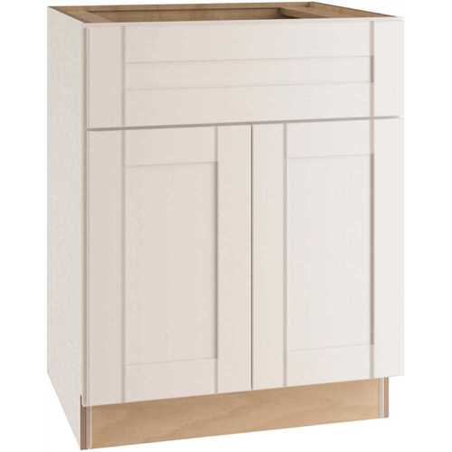 MILL'S PRIDE B24-RVW Richmond Shaker Rta Kitchen Cabinet, Verona White, 24"x34.5"x24"